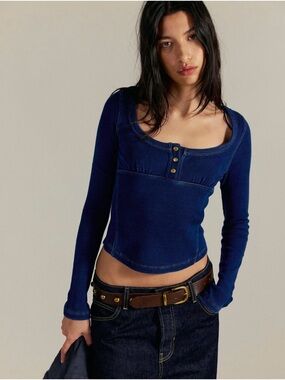 Free People Henley long sleeve